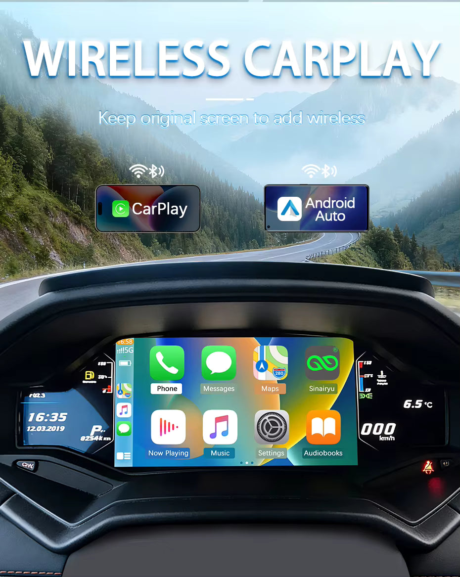 For Lamborghini Wireless Apple CarPlay Retrofit Android Auto Aventador Huracan