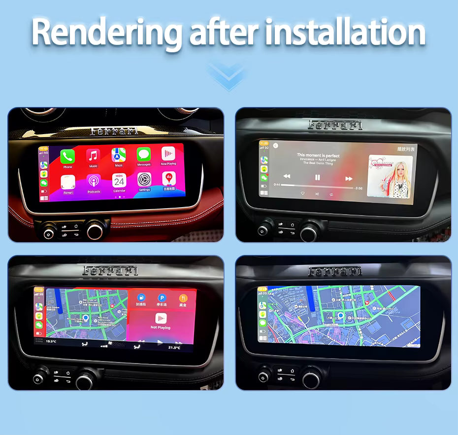 For Ferrari Wireless Apple CarPlay Retrofit Android Auto