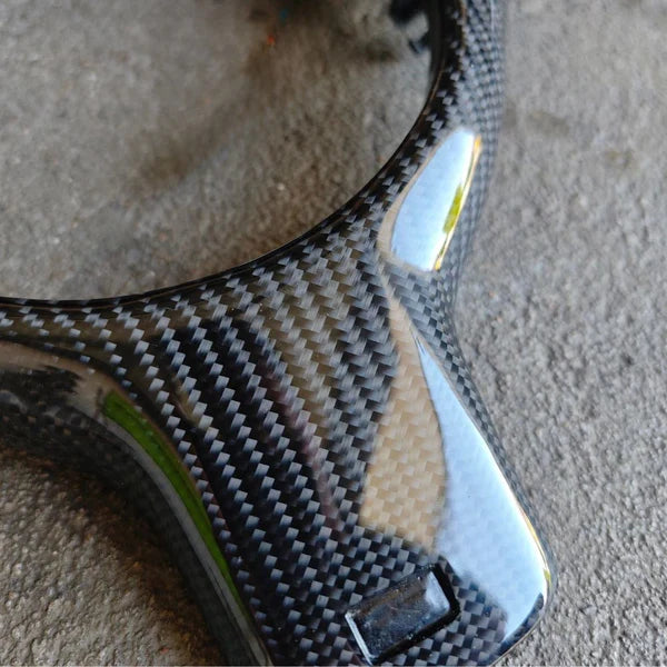 BMW E46 Carbon Steering Wheel Centre Trim
