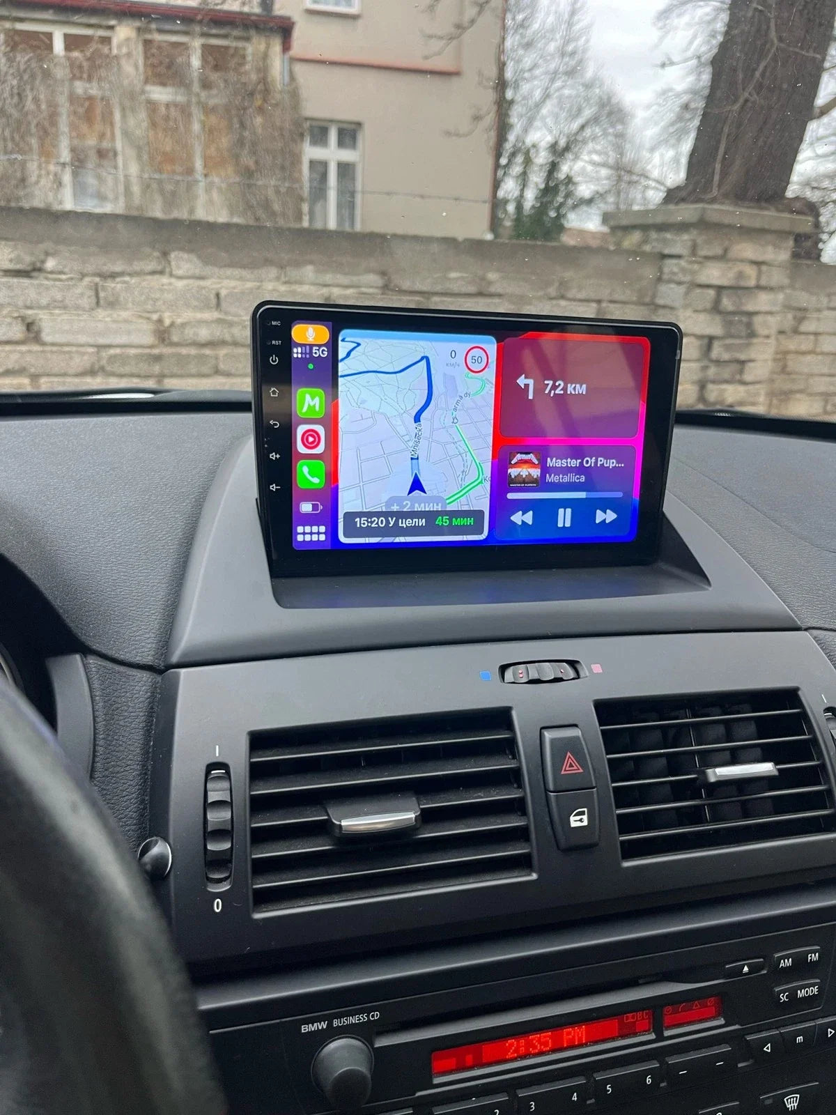 BMW X3 E83 Android 15 Apple CarPlay & Android Auto Head Unit (2003-2010)