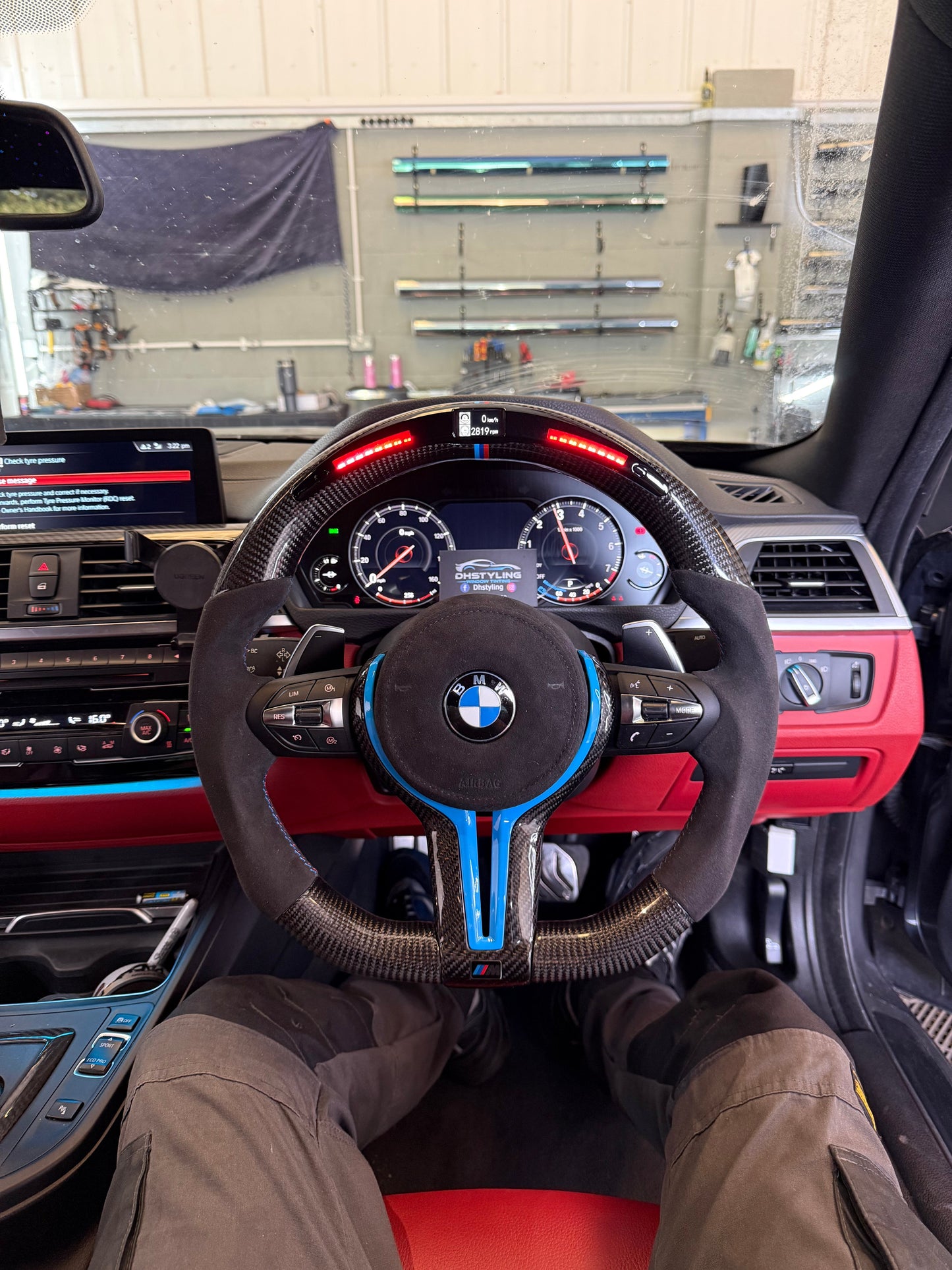 Custom BMW F-Series Carbon Fibre Steering Wheel