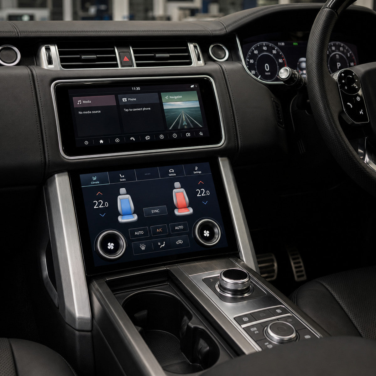 Range Rover Vogue L405 Climate Control Touch Panel (2013–2022)