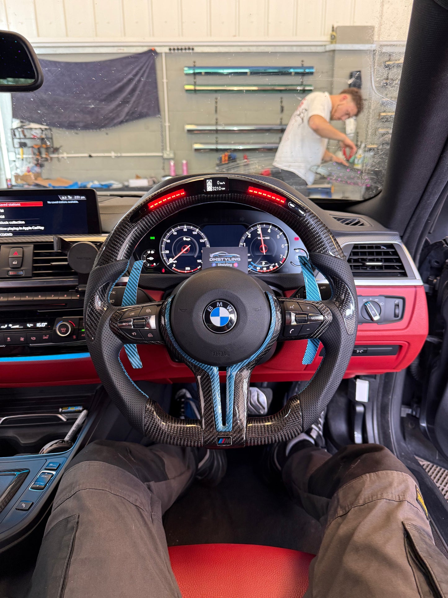 Custom BMW F-Series Carbon Fibre Steering Wheel