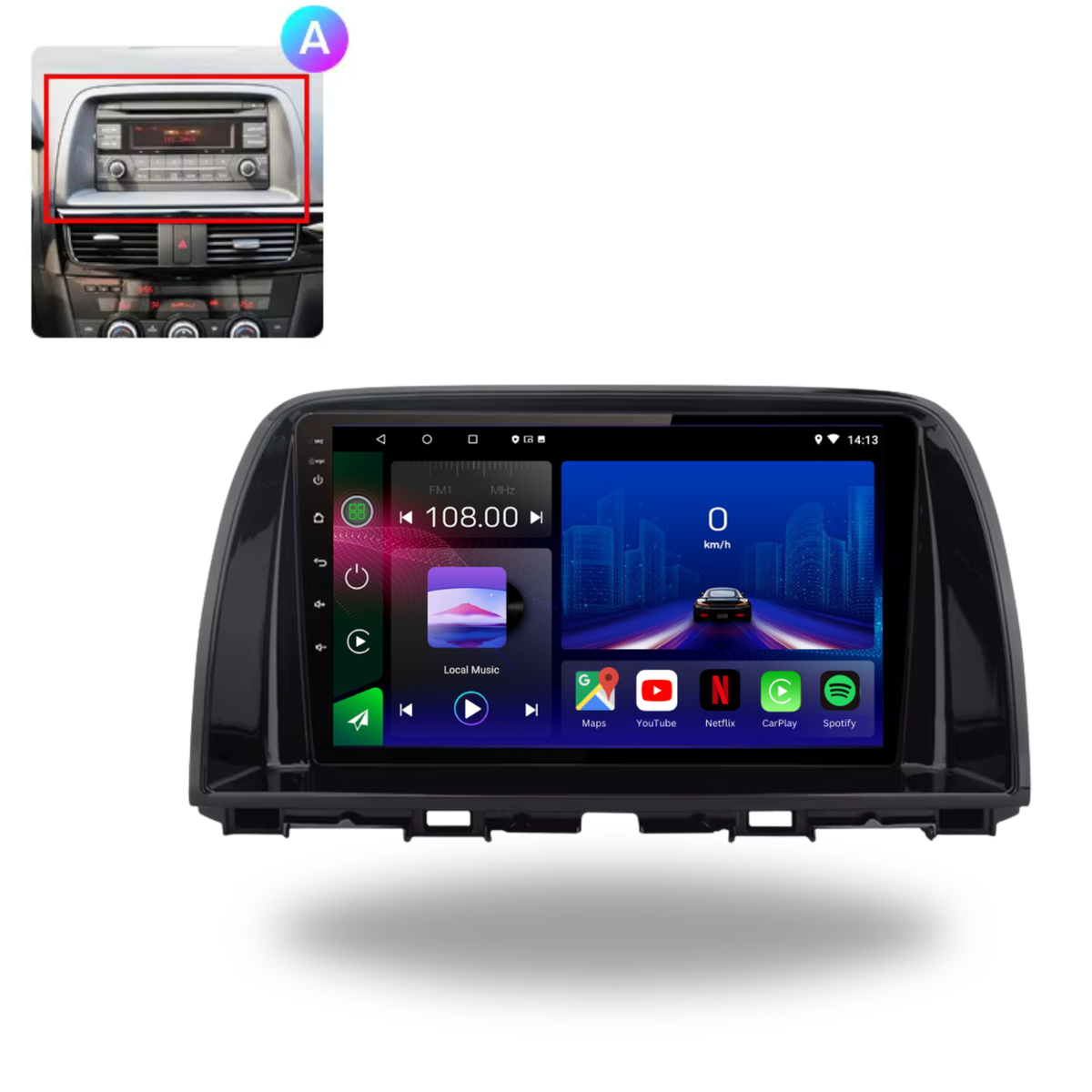 Mazda CX-5 2012-2017 Android 15 Car Stereo Head Unit | CarPlay & Android Auto