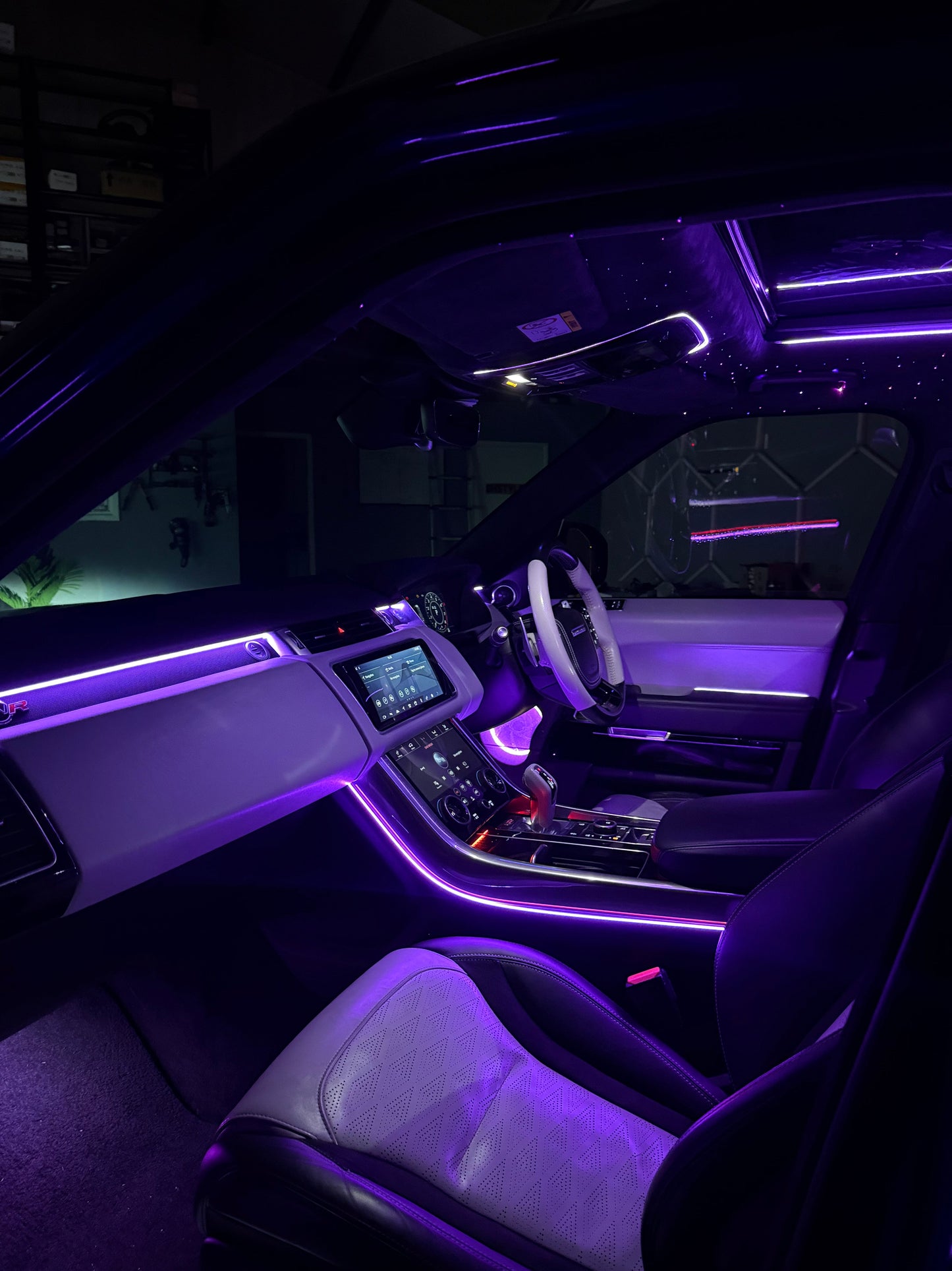 256-Colour RGB Car Ambient Lighting Kit – Universal LED Interior Acrylic Strip Lights with App Control, Music Sync & Hidden Symphony Atmosphere System