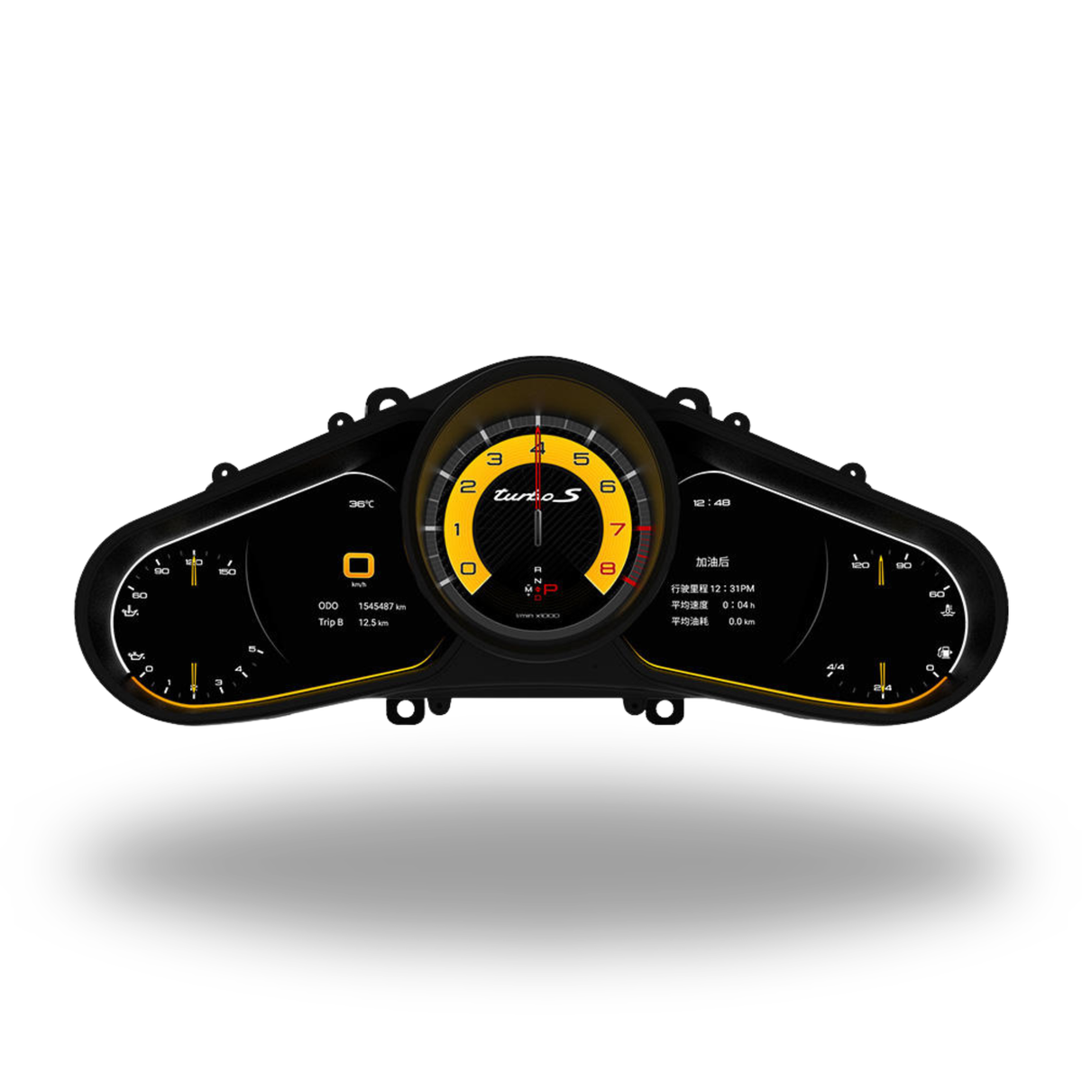 Porsche Cayenne 2011-2017 Digital Instrument Cluster – Linux System LCD Dashboard