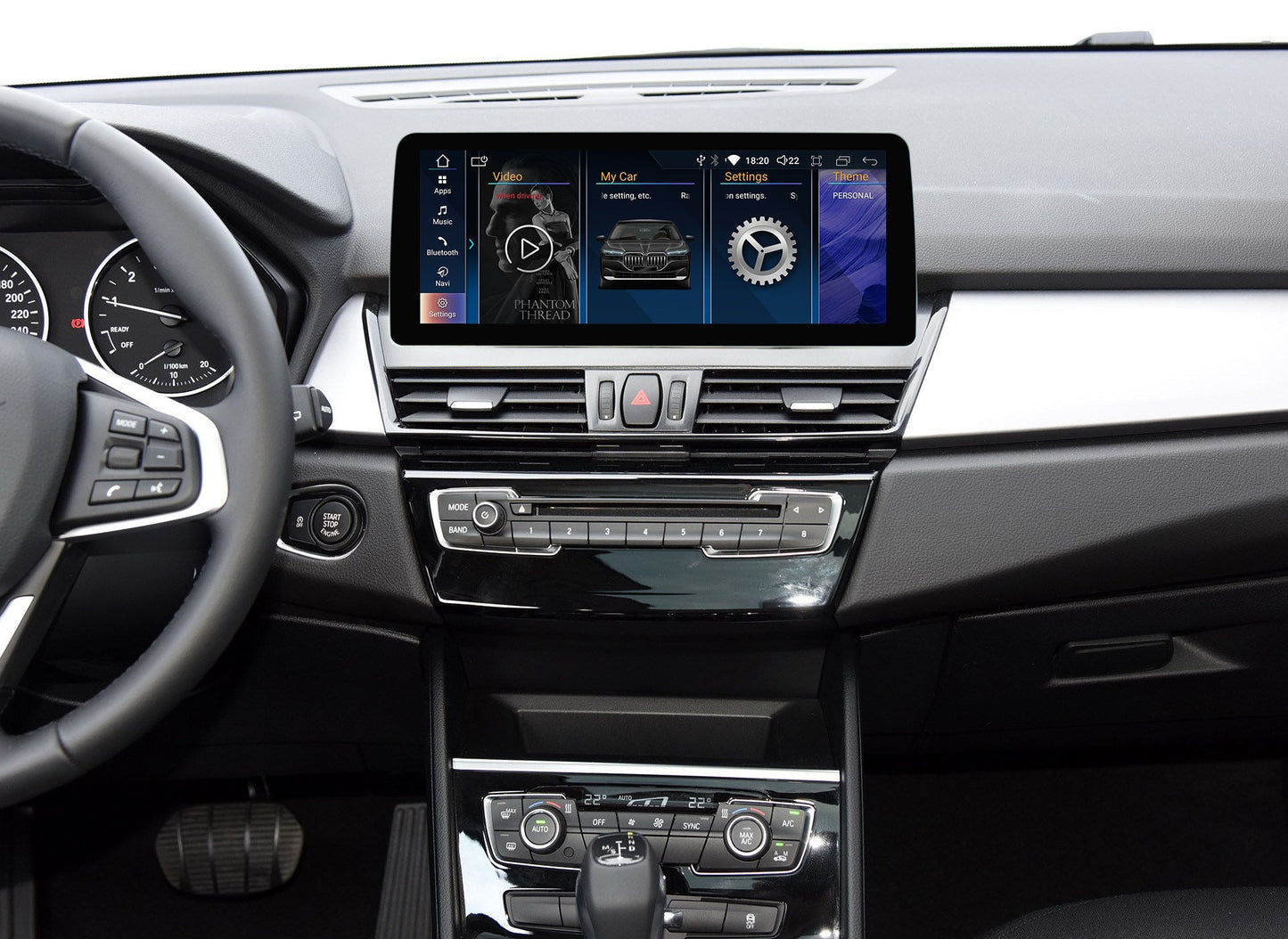 BMW 2 Series Tourer EVO Android Apple CarPlay & Android Auto Screen (F45/F46)