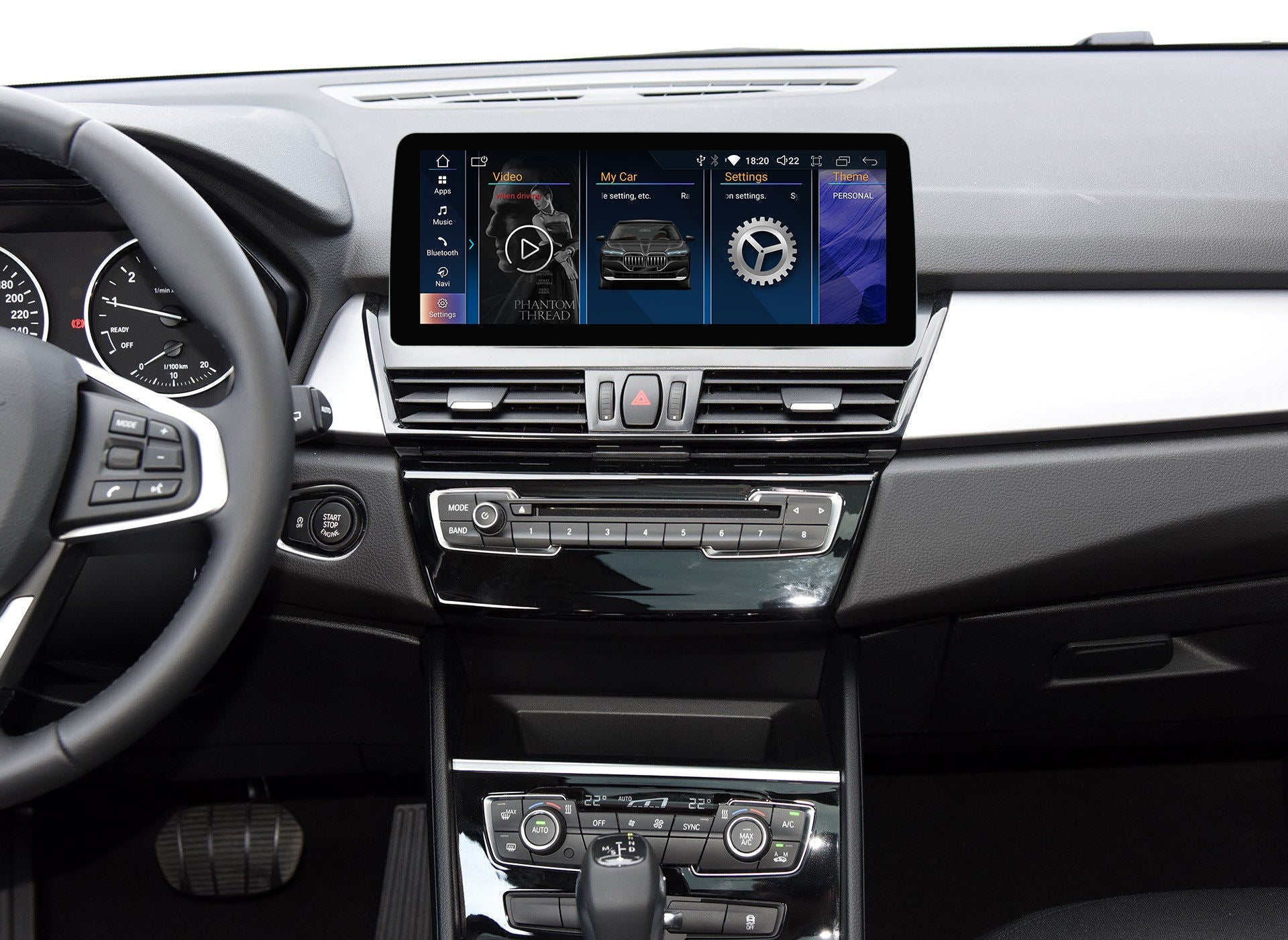 BMW 2 Series Tourer EVO Android Apple CarPlay & Android Auto Screen (F45/F46)