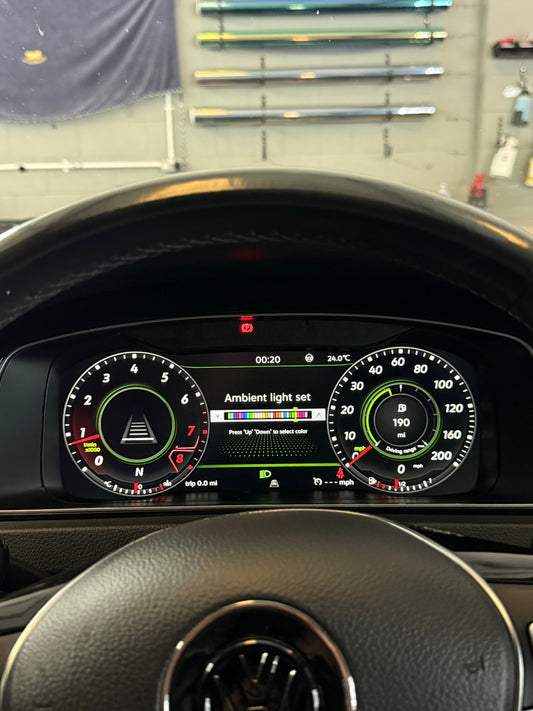 VW GOLF MK7 / 7.5 AFTERMARKET VIRTUAL DASHBOARD 2013 - 2021
