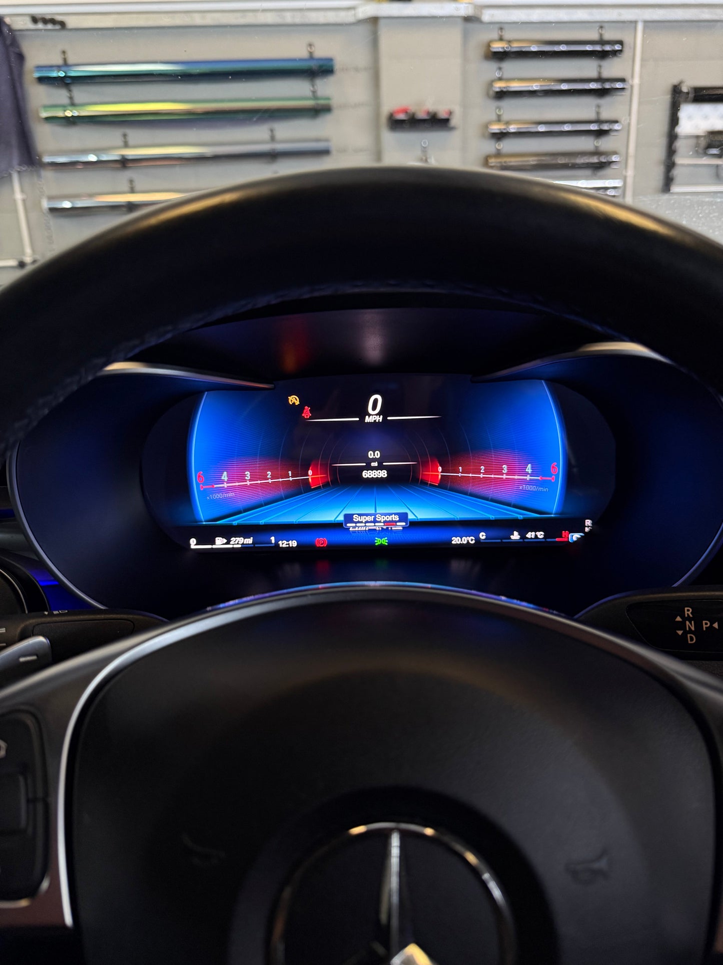 MERCEDES CLA VIRTUAL DASHBOARD 2013 - 2015