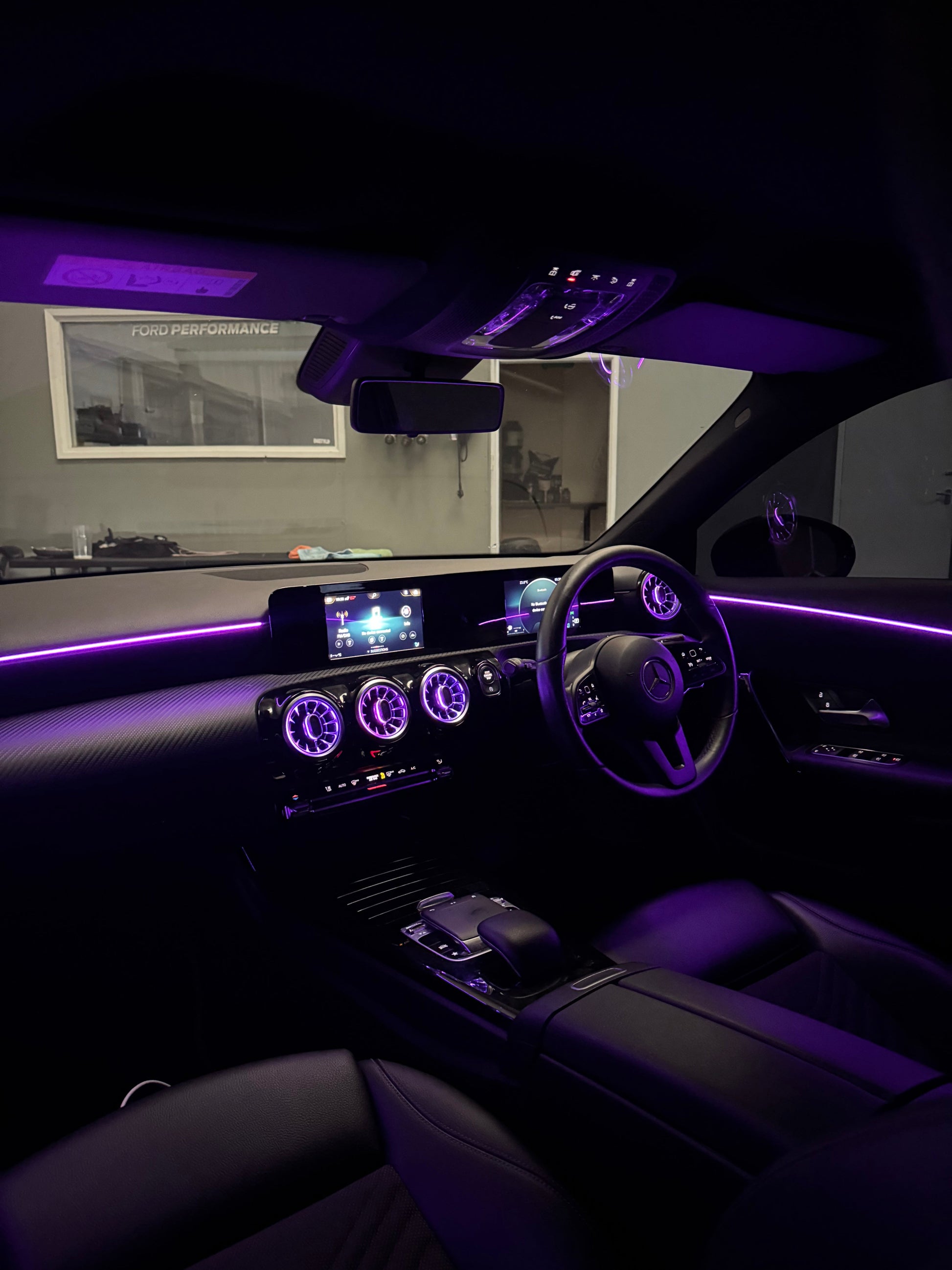 256-Colour RGB Car Ambient Lighting Kit – Universal LED Interior Acrylic Strip Lights with App Control, Music Sync & Hidden Symphony Atmosphere System