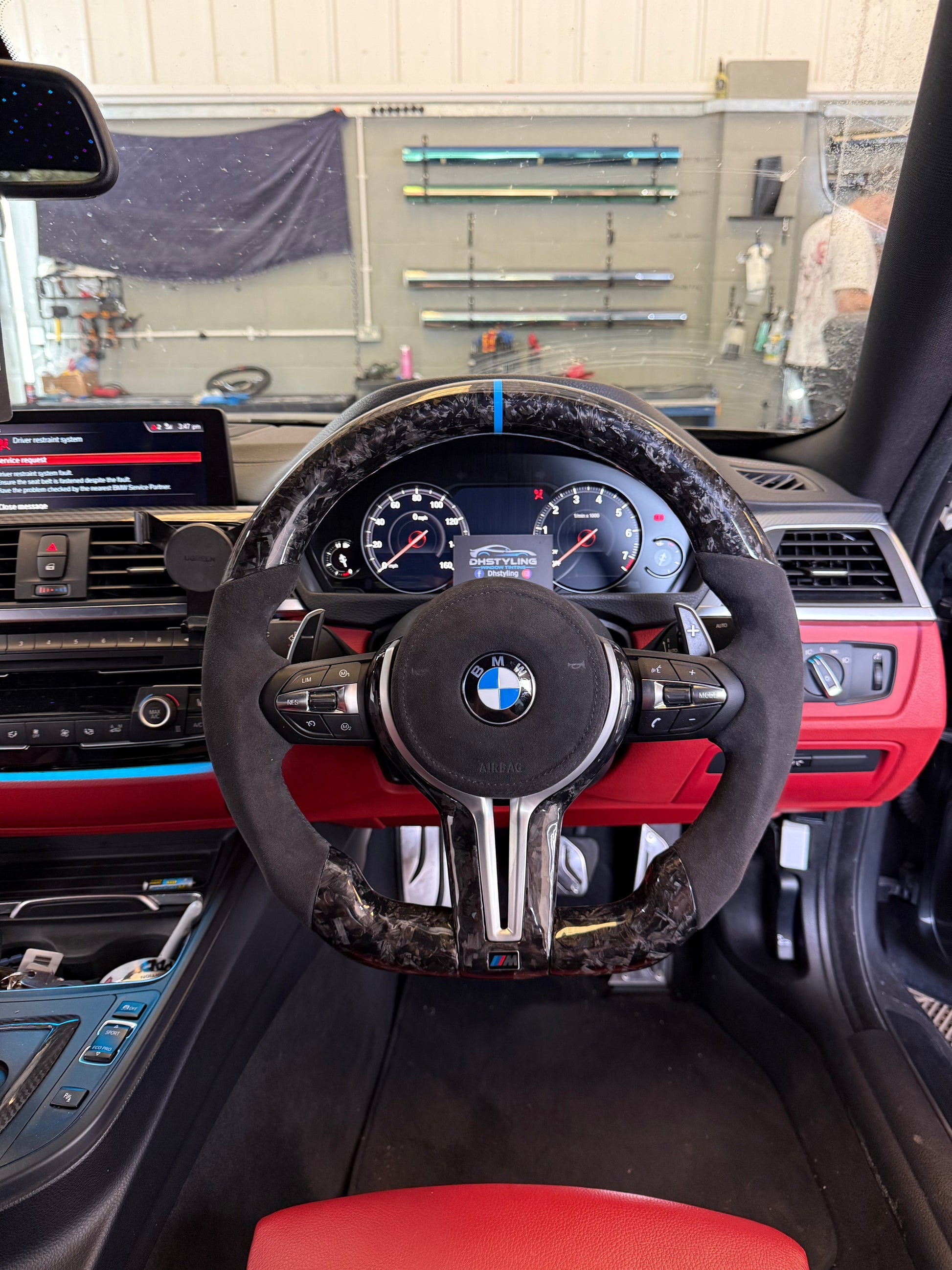 Custom BMW F-Series Carbon Fibre Steering Wheel