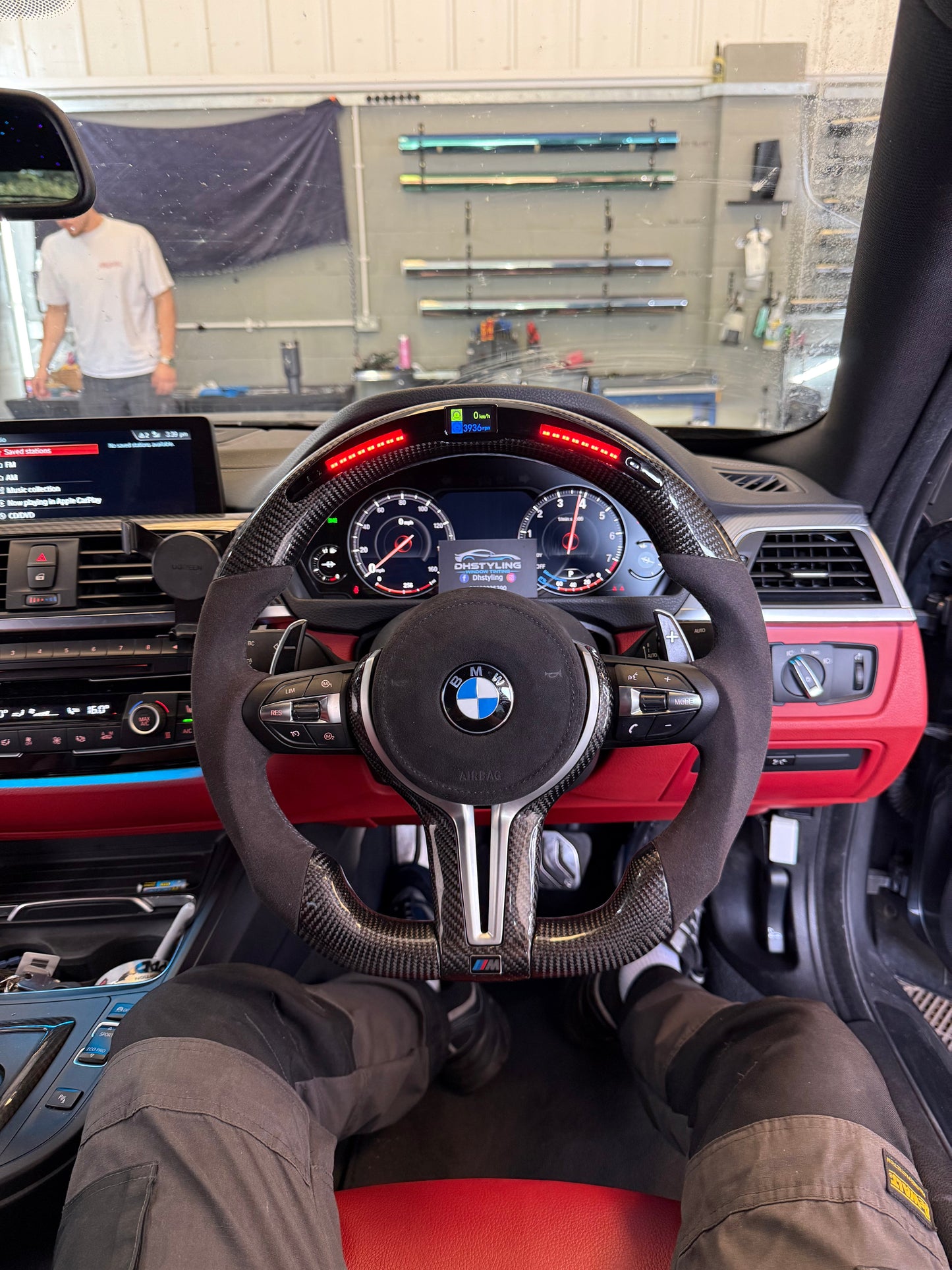 Custom BMW F-Series Carbon Fibre Steering Wheel