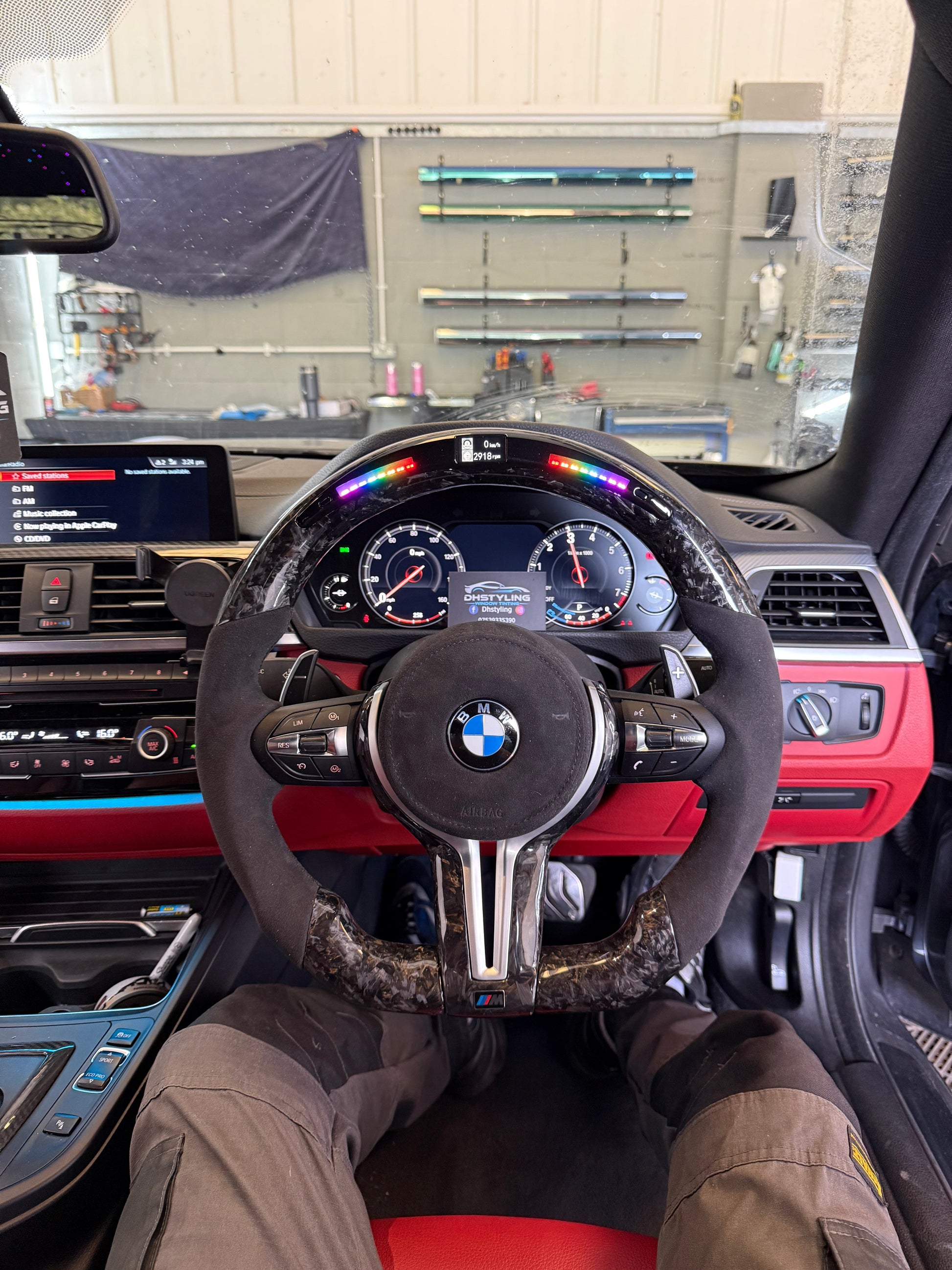 Custom BMW F-Series Carbon Fibre Steering Wheel