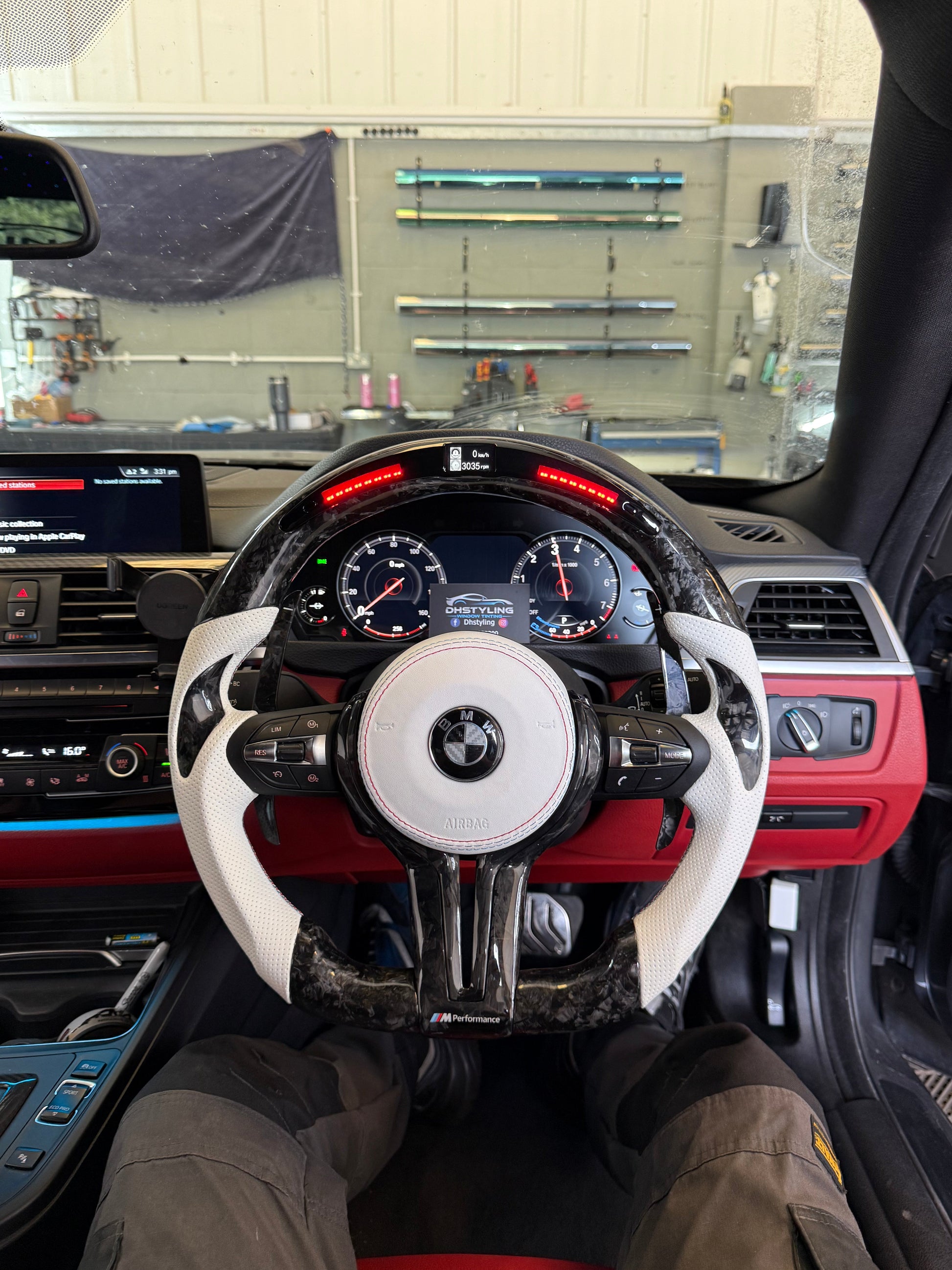 Custom BMW F-Series Carbon Fibre Steering Wheel