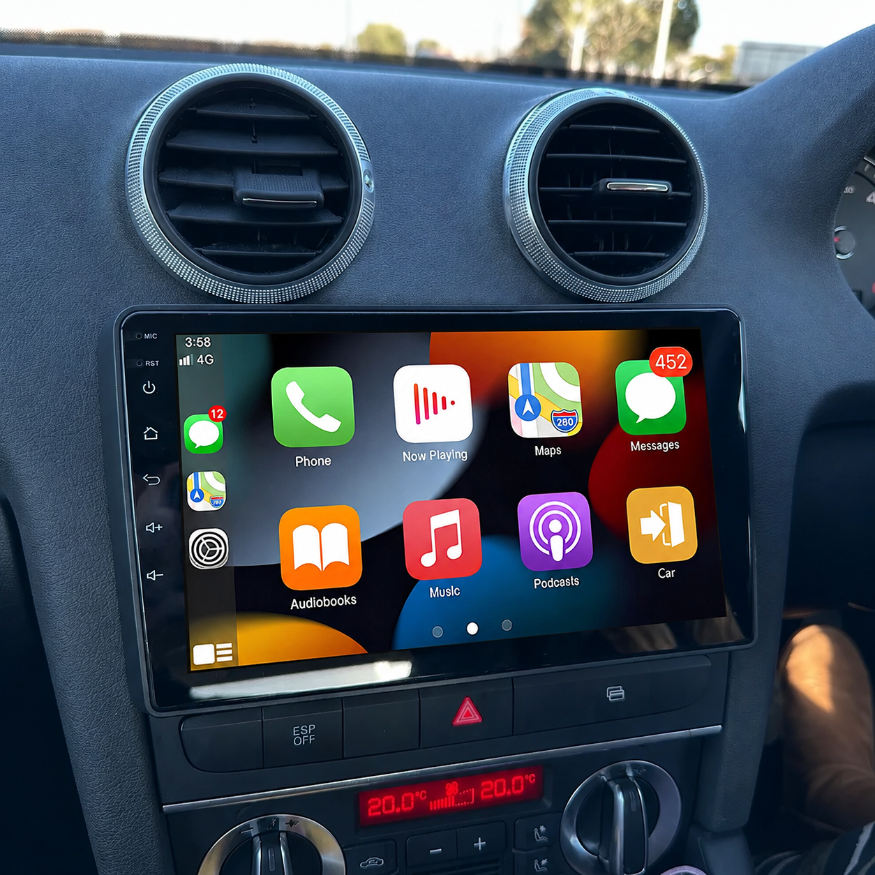Audi A3 / S3 / RS3 Android 15 Apple CarPlay & Android Auto Head Unit 8P (2003-2012)