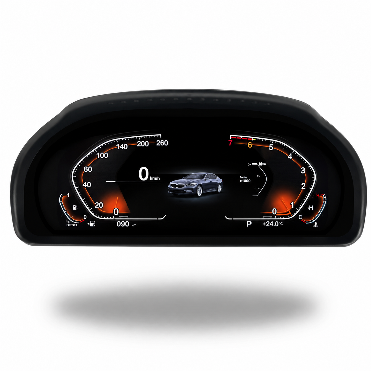 BMW 3 Series E46 Virtual Dashboard Digital Cluster (1997-2006)
