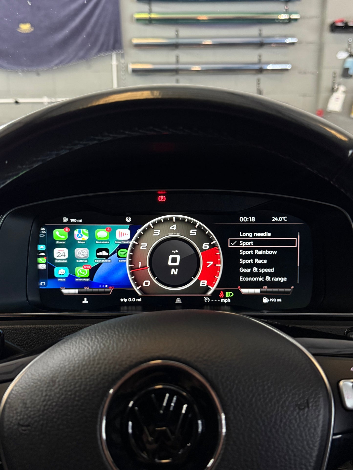 VW GOLF MK7 / 7.5 AFTERMARKET VIRTUAL DASHBOARD 2013 - 2021