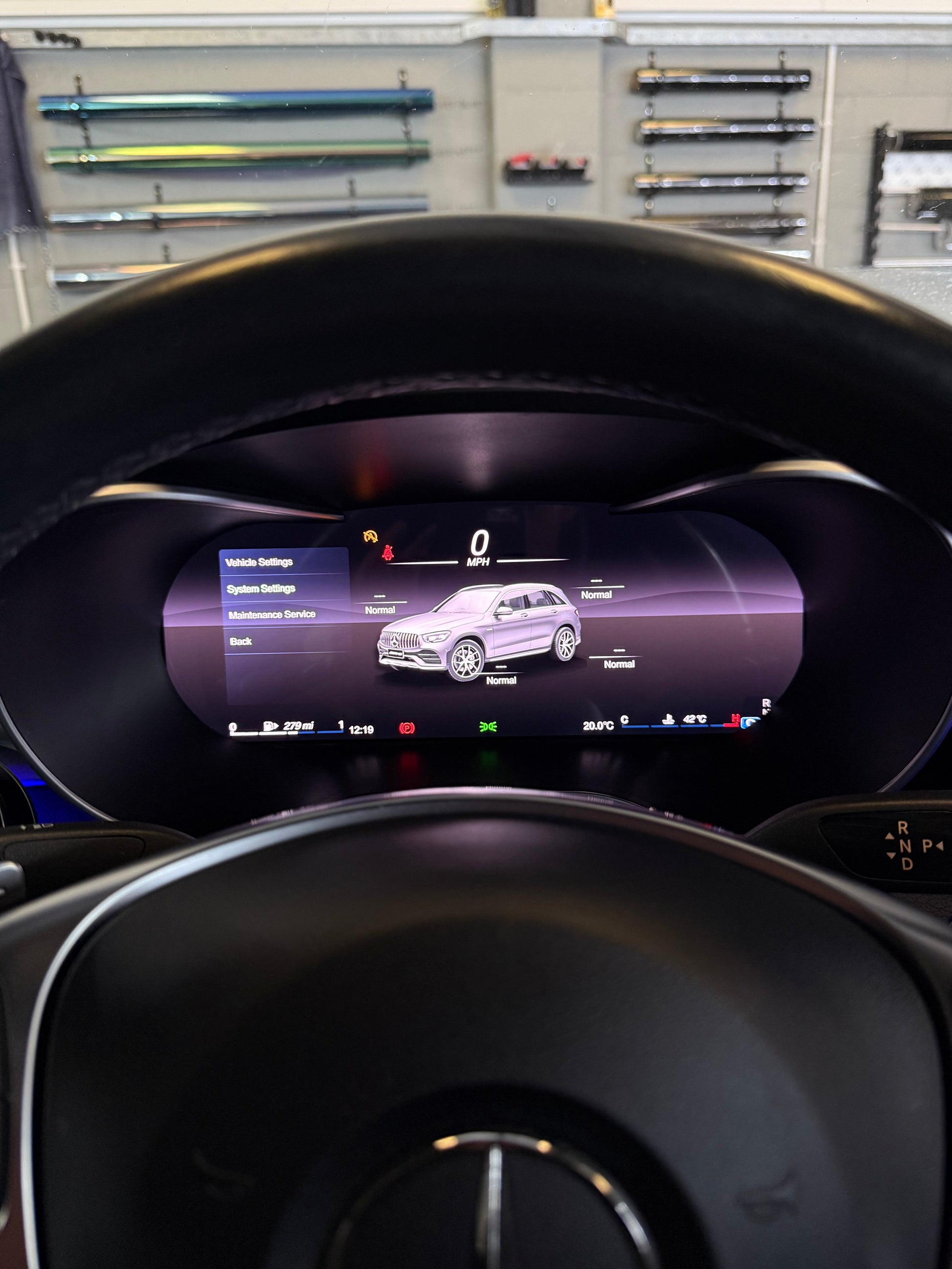 MERCEDES GLC VIRTUAL DASHBOARD 2015 - 2018