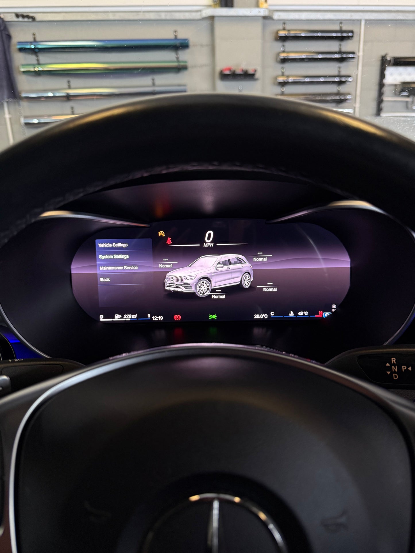 MERCEDES CLA VIRTUAL DASHBOARD 2013 - 2015