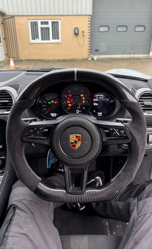 Porsche Carbon Fibre Steering Wheel