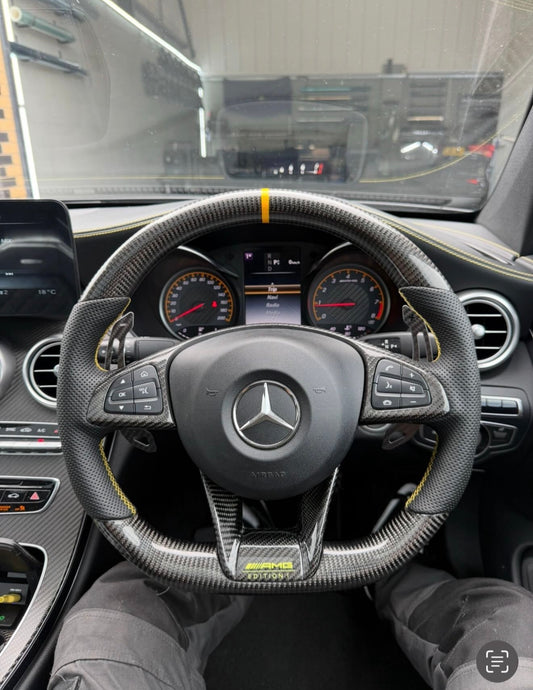 Mercedes Benz GLE Custom Carbon Fibre Steering Wheel 2015 - 2018