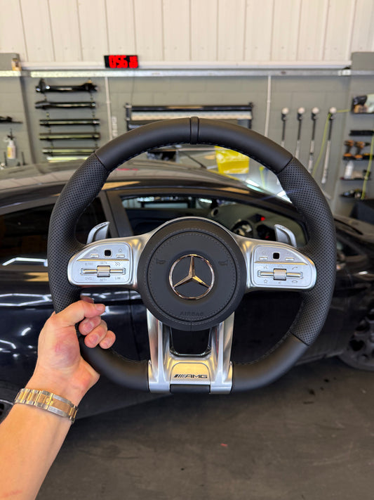 Mercedes Leather Facelift Steering Wheel