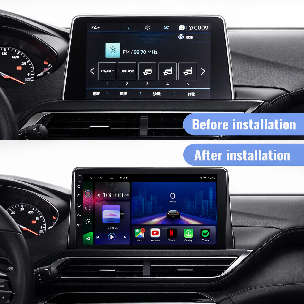 Peugeot 3008 & 4008 & 5008 2017-2022 Android 15 Car Stereo Head Unit | CarPlay Android Auto