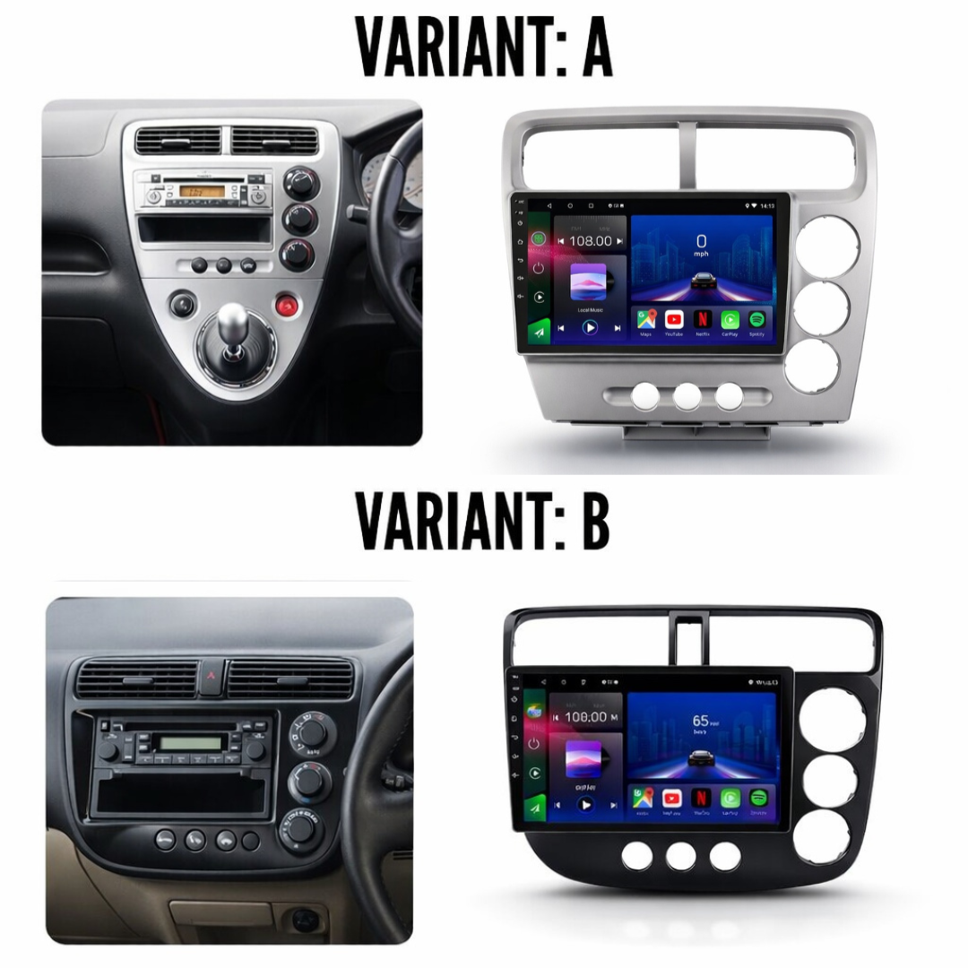 Honda Civic 2000-2005 Android 15 Car Stereo Head Unit | CarPlay & Android Auto