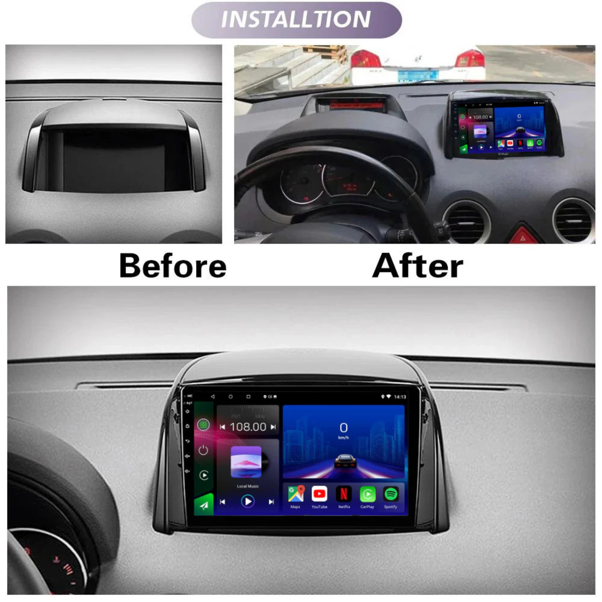 Renault Koleos 2007-2016 Android 15 Car Stereo Head Unit | CarPlay Android Auto
