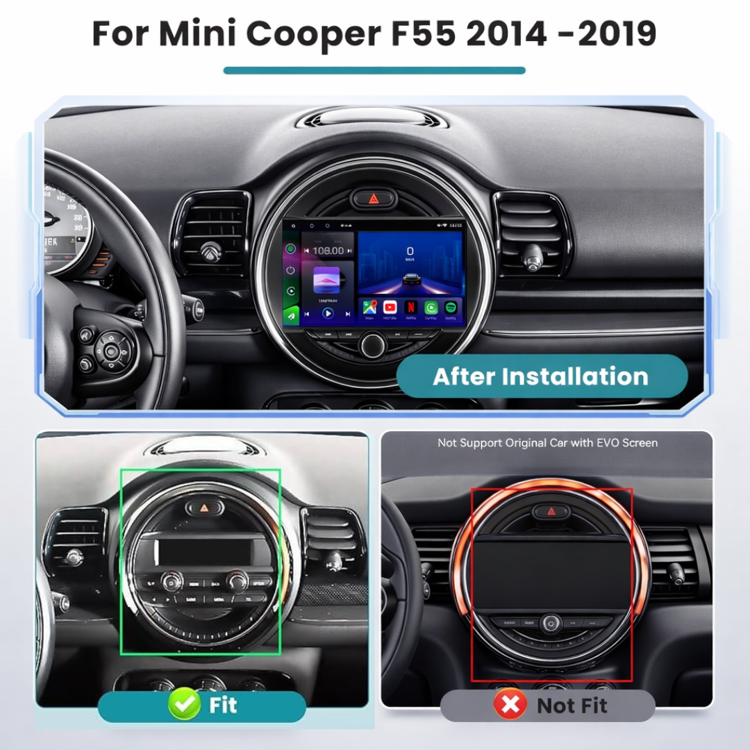 Mini 2014-2020 F54 F55 F56 Android 15 Car Stereo Head Unit v2 | CarPlay & Android Auto
