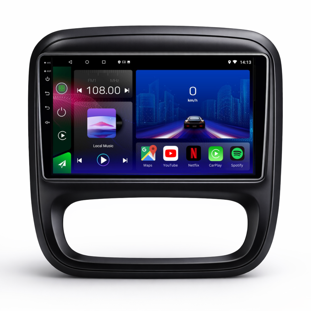 Vauxhall Vivaro & Renault Traffic 2014-2021 Android 15 Car Stereo Head Unit | CarPlay Android Auto