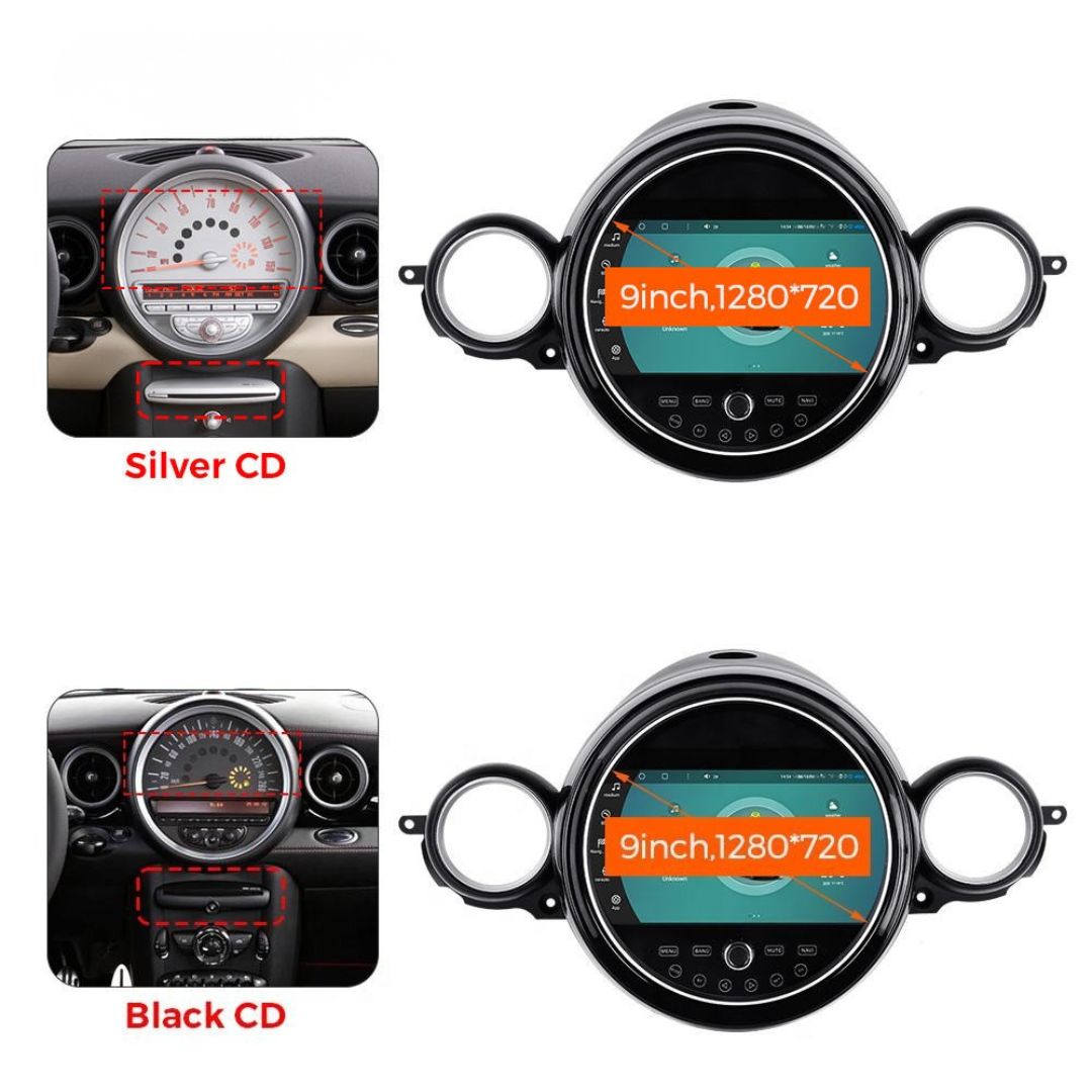Mini 2006-2014 R51 R56 R57 R58 R59 R60 Android 15 Car Stereo Head Unit | CarPlay & Android Auto