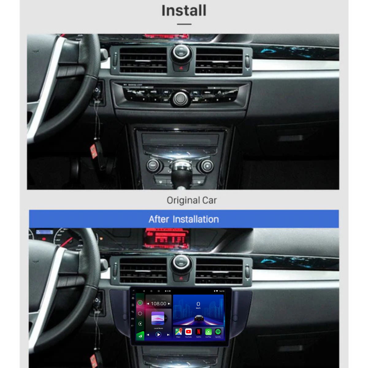 MG MG6 2011-2018 Android 15 Car Stereo Head Unit | CarPlay & Android Auto