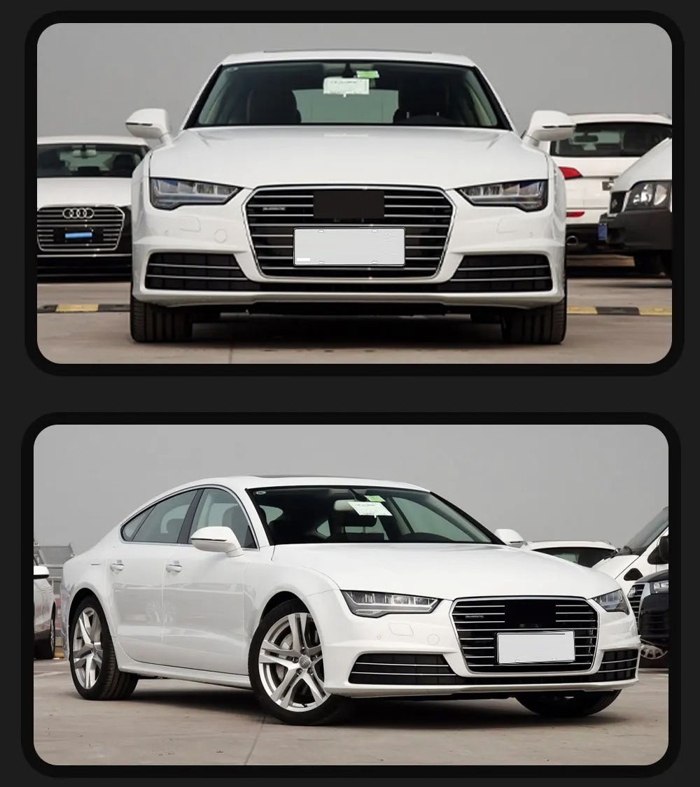 Audi A7 S7 RS7 2011-2018 Car Headlights LED Rear Tail Lights Sequential Turn Signal Facelift