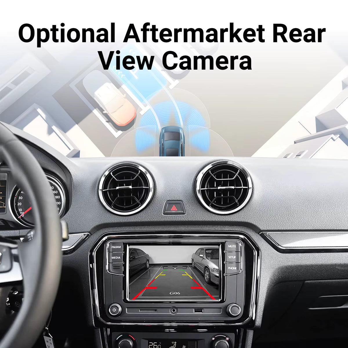 For Volkswagen Seat Skoda Wireless Apple CarPlay Retrofit Android Auto MIB1 & MIB2