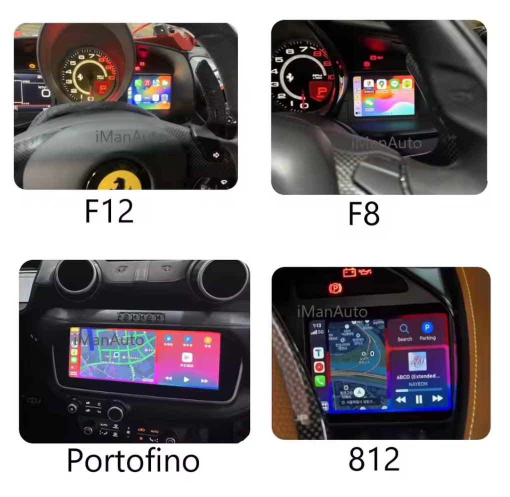 For Ferrari Wireless Apple CarPlay Retrofit Android Auto
