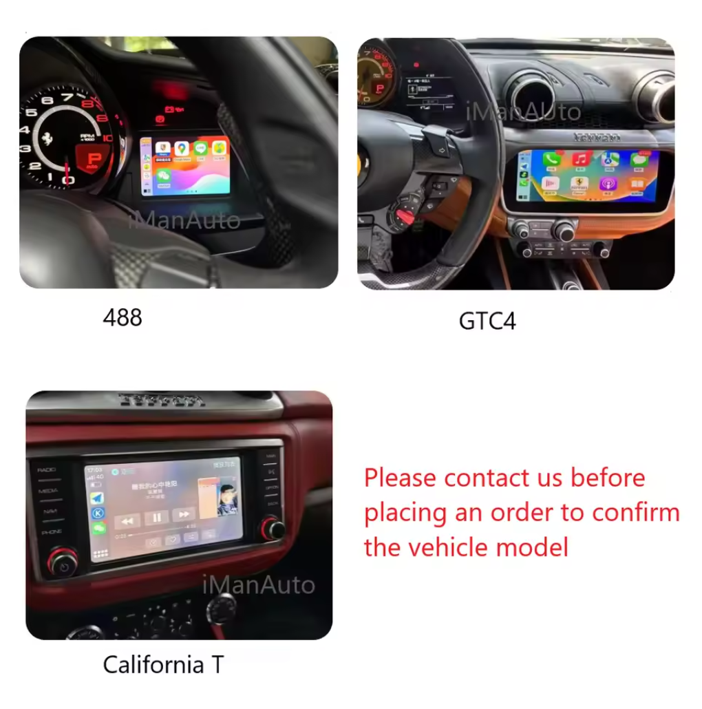 For Ferrari Wireless Apple CarPlay Retrofit Android Auto