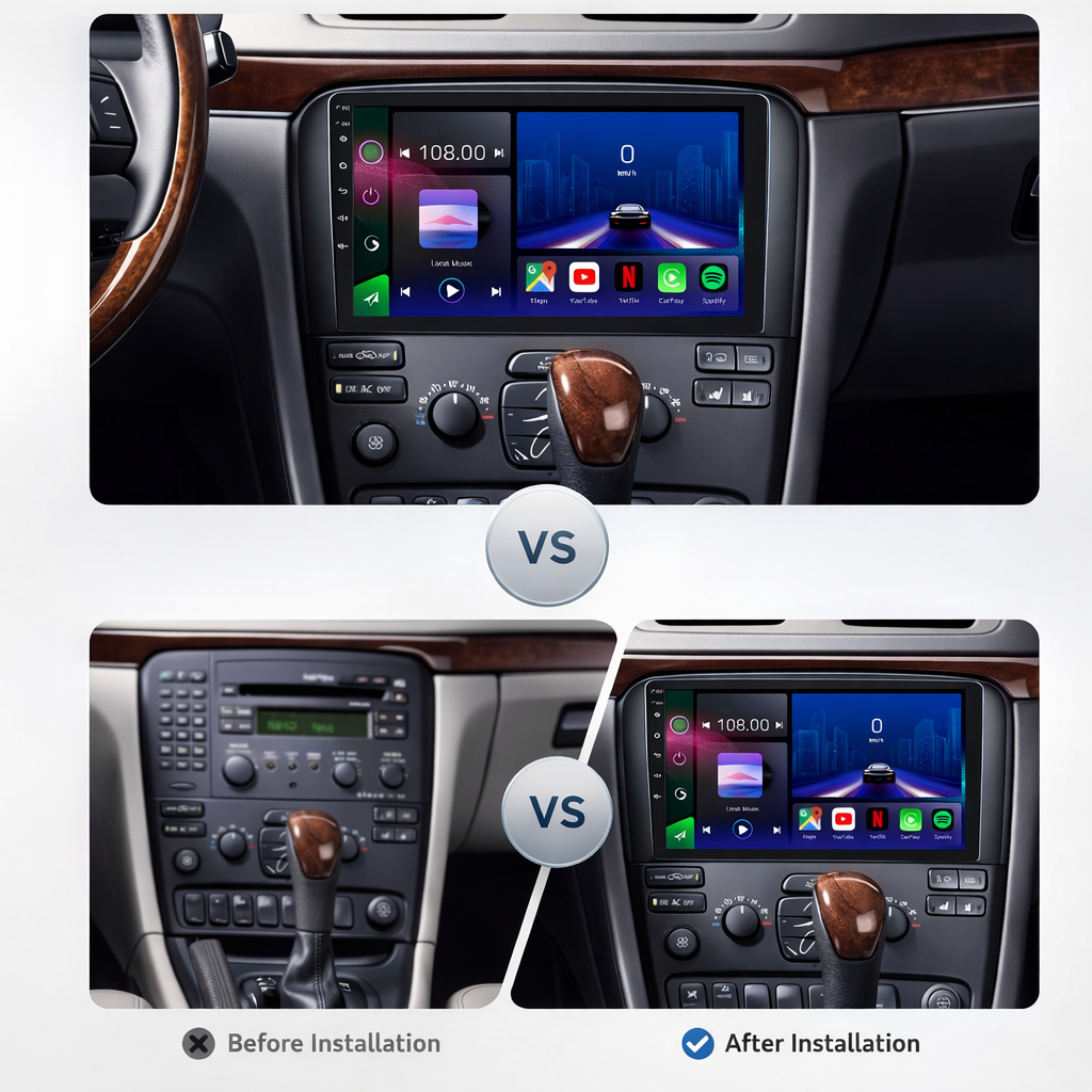 Volvo S80 2001-2006 Android 15 Car Stereo Head Unit | CarPlay Android Auto