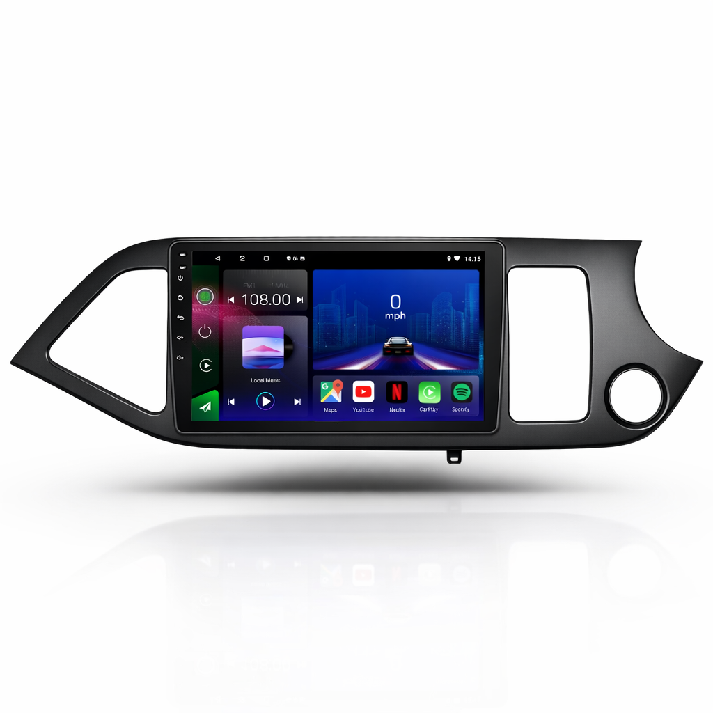 Kia Picanto 2011-2016 Android 15 Car Stereo Head Unit | CarPlay & Android Auto RHD