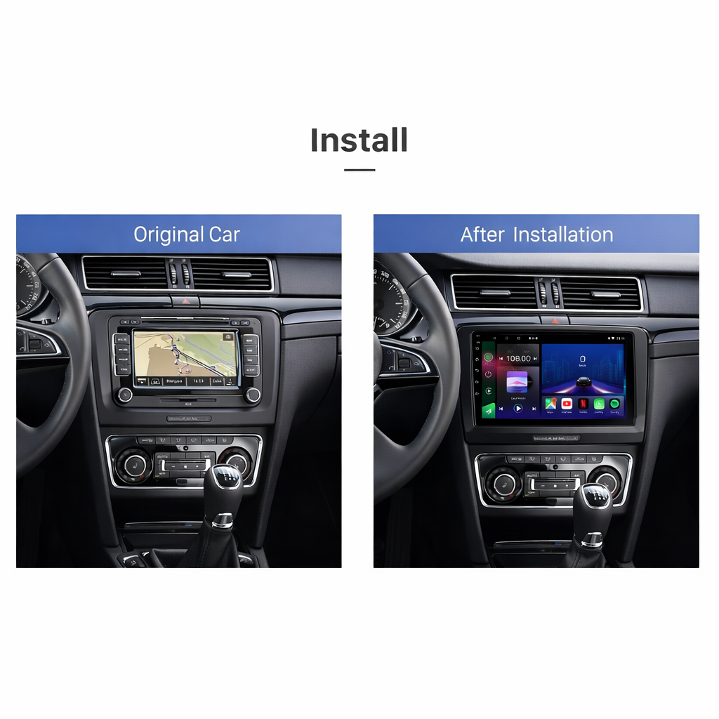 Skoda Superb 2008-2015 Android 15 Car Stereo Head Unit | CarPlay Android Auto