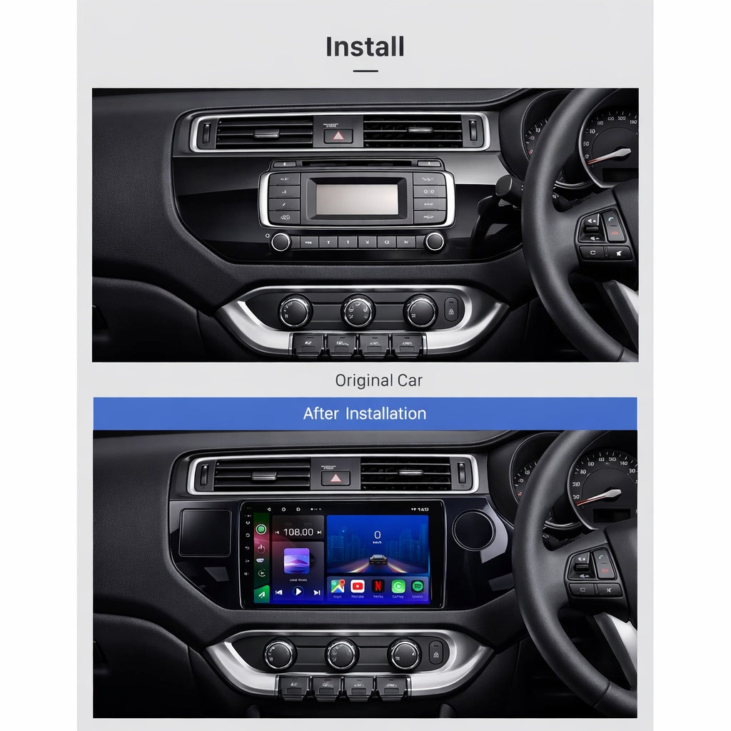 Kia Rio 2011-2017 Android 15 Car Stereo Head Unit | CarPlay & Android Auto