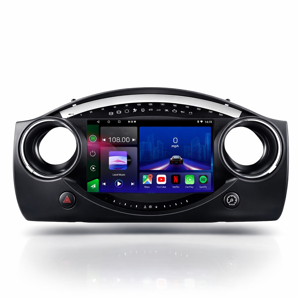 Mini Convertible Cooper Hatch 2002-2008 Android 15 Car Stereo Head Unit | CarPlay & Android Auto