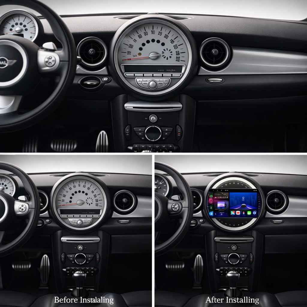 Mini 2006-2014 R51 R56 R57 R58 R59 R60 Android 15 Car Stereo Head Unit v2 | CarPlay & Android Auto