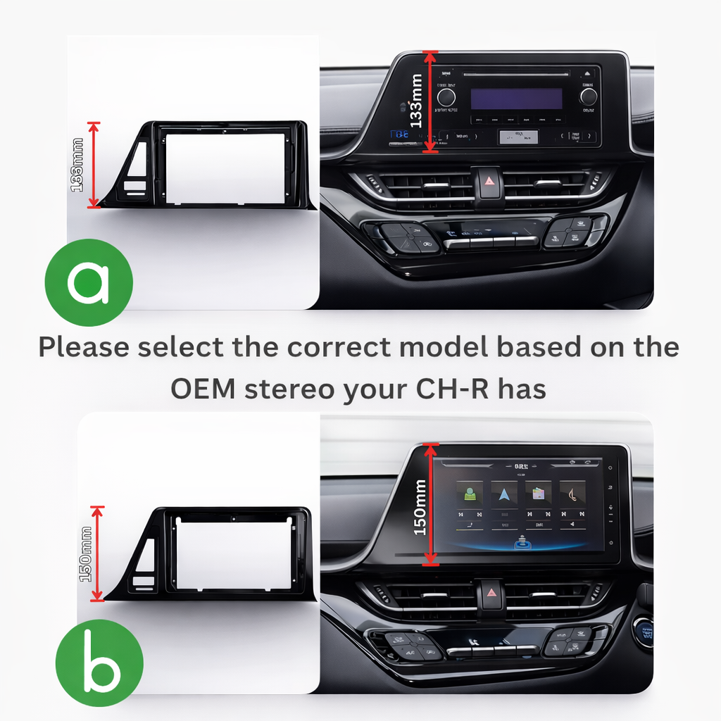 Toyota CH-R CHR 2016-2019 Android 15 Car Stereo Head Unit | CarPlay Android Auto RHD