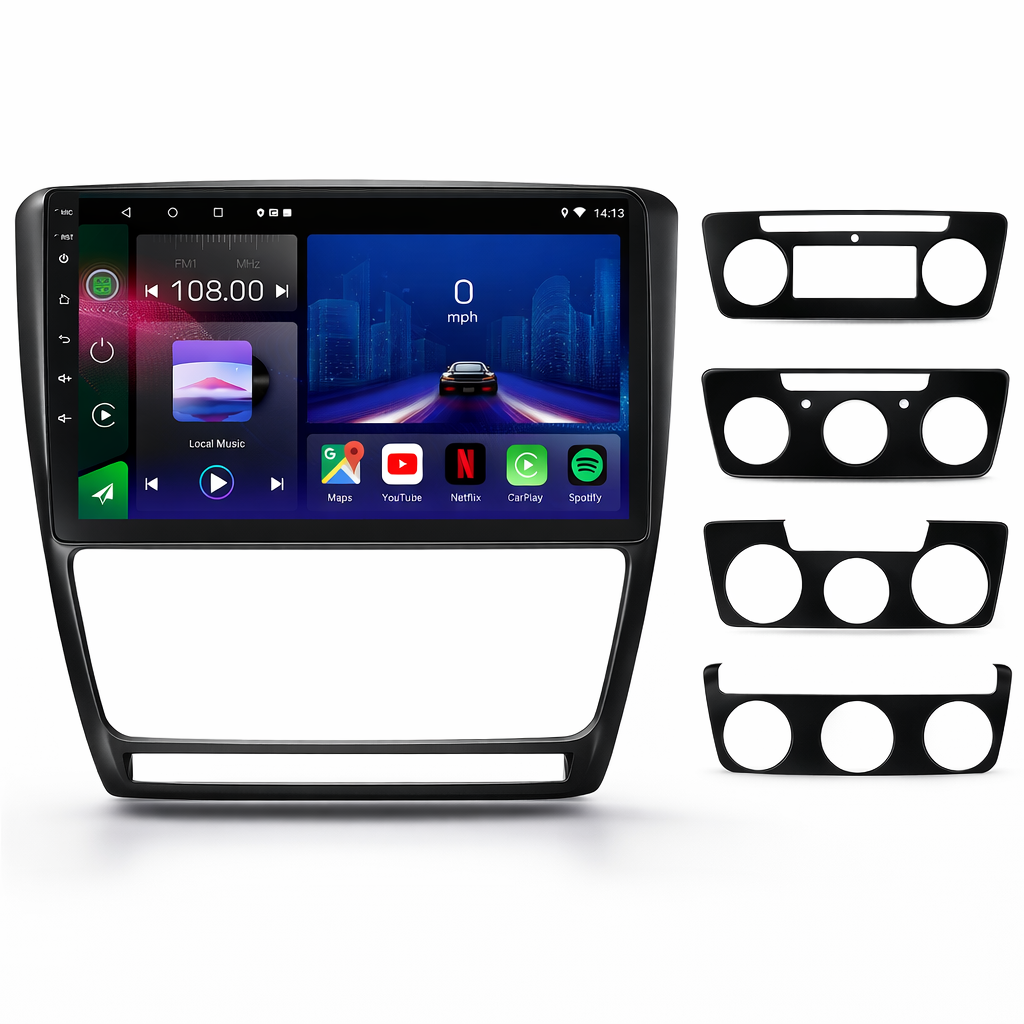 Skoda Octavia MK2 2004-2013 Android 15 Car Stereo Head Unit | CarPlay Android Auto