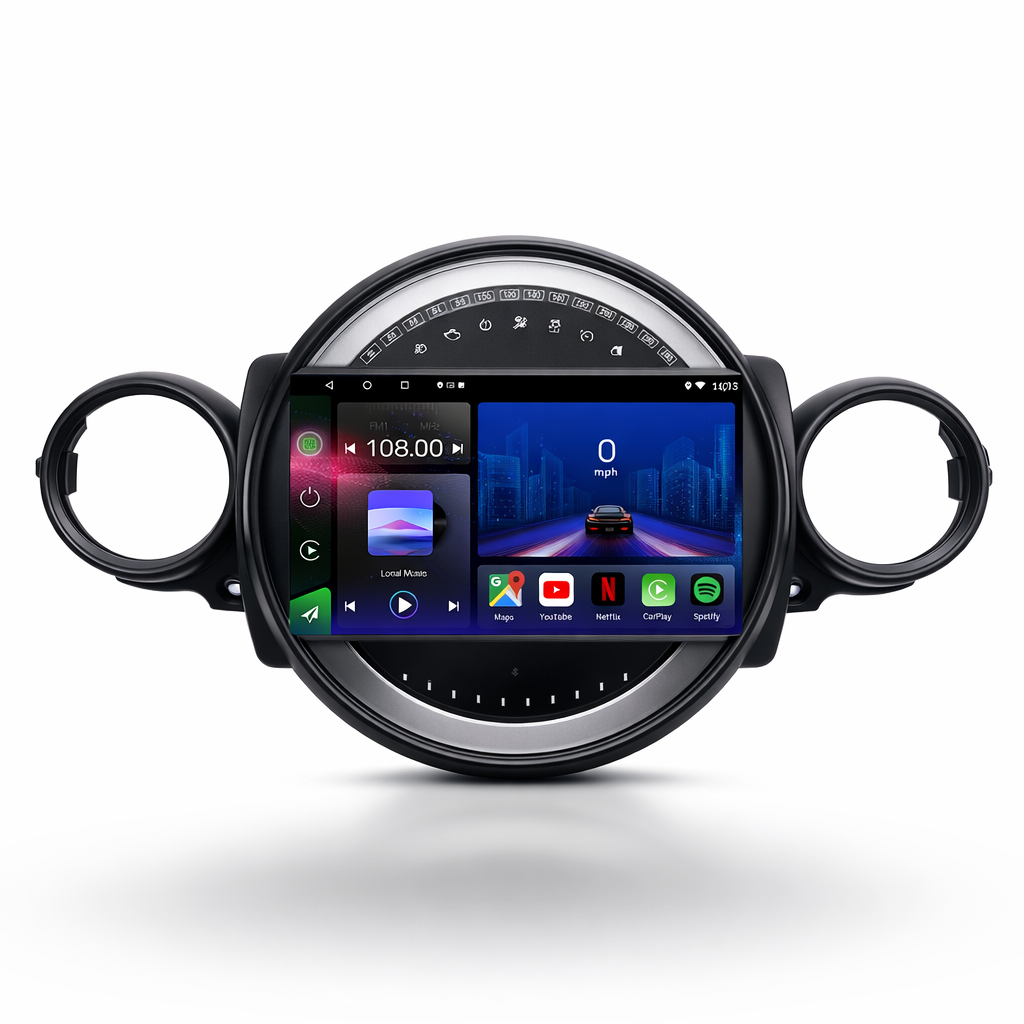 Mini 2006-2014 R51 R56 R57 R58 R59 R60 Android 15 Car Stereo Head Unit v2 | CarPlay & Android Auto