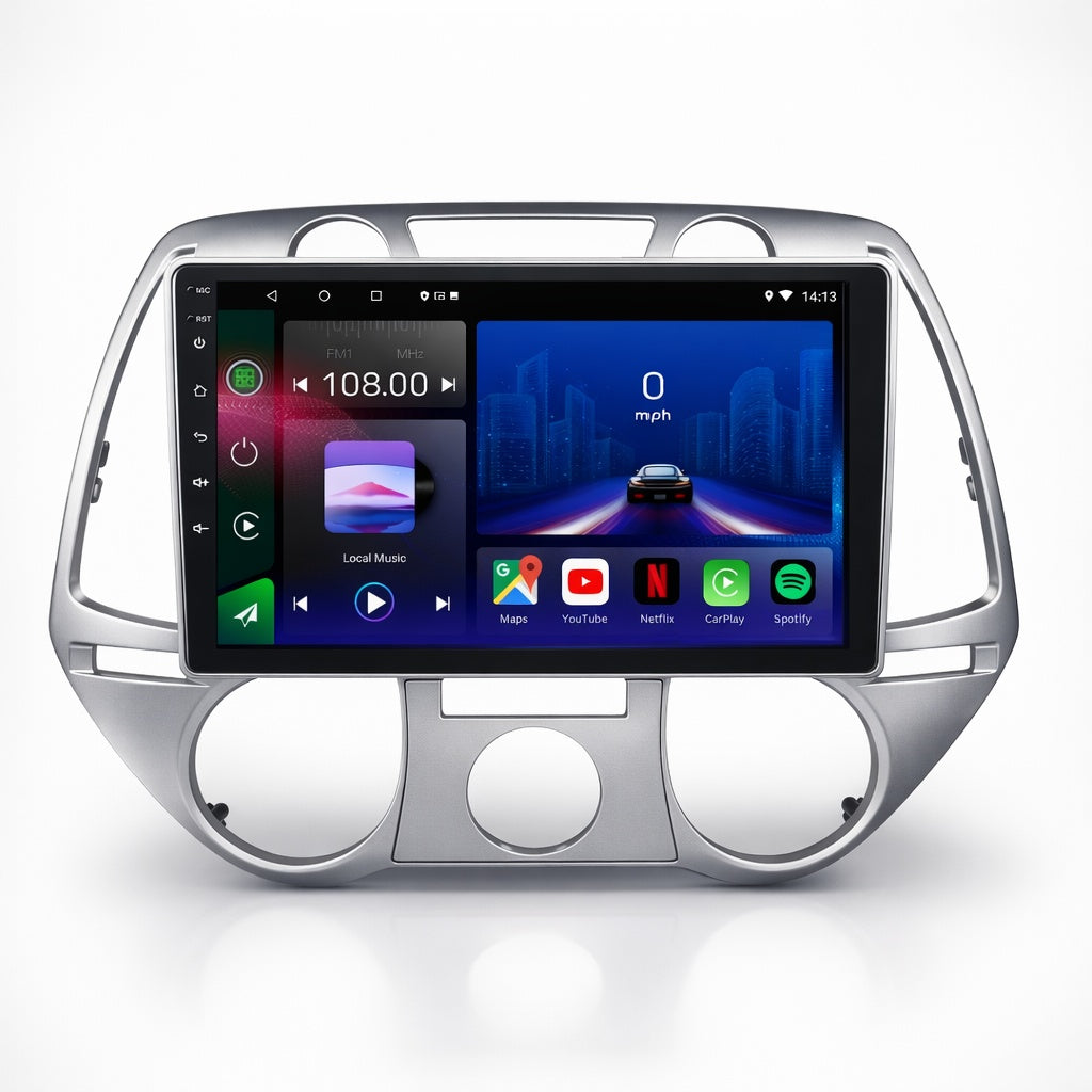 Hyundai i20 2008-2014 Android 15 Car Stereo Head Unit | CarPlay & Android Auto