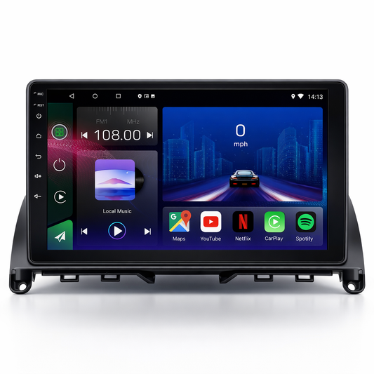 Mercedes C Class W204 S204 2006-2011 Android 15 Car Stereo Head Unit | CarPlay & Android Auto