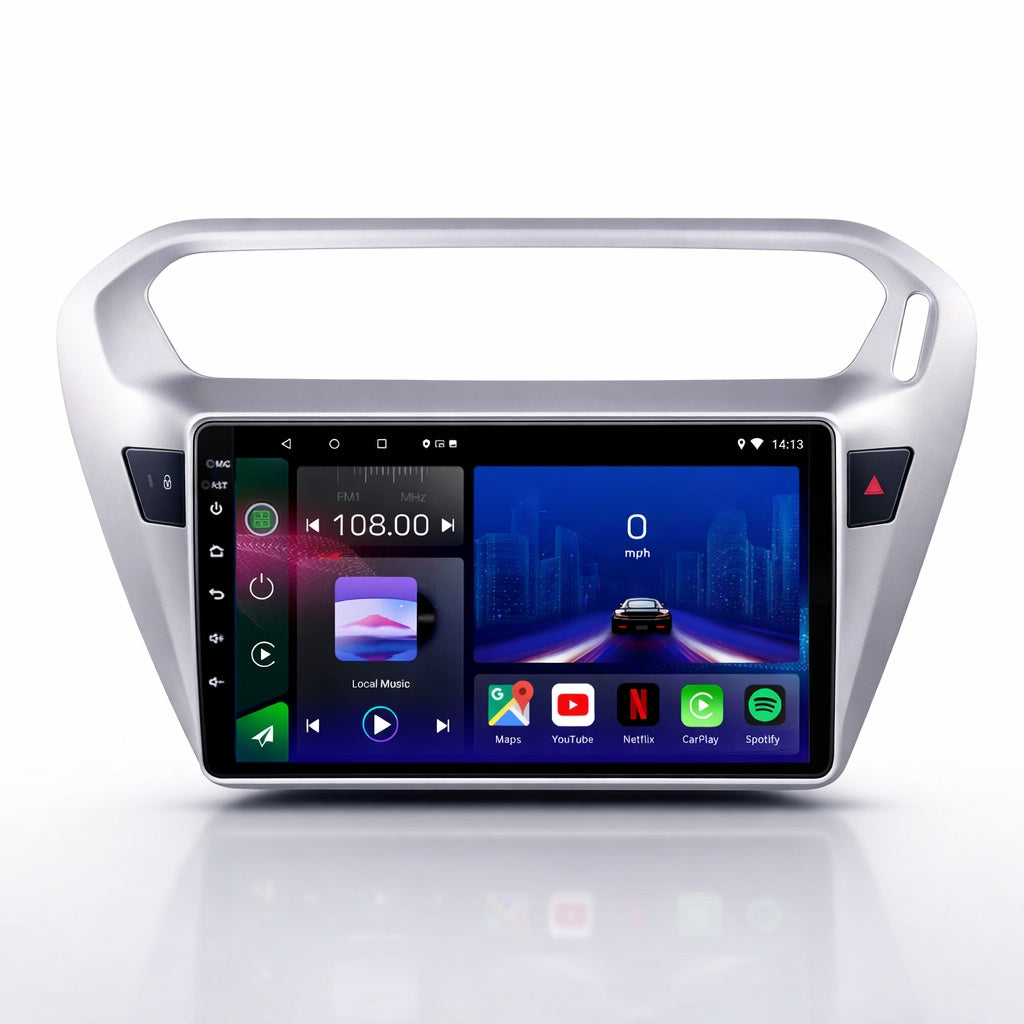 Citroen C-Elysee Peugeot 301 2014-2018 Android 15 Car Stereo Head Unit | CarPlay & Android Auto
